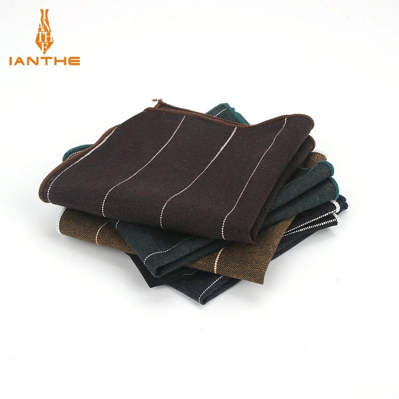 Men Cotton Handkerchiefs Woven Fashion Stripe Pocket Square Mens Casual Wedding Groom Square Pockets Vintage Handkerchief Towels
Men Cotton Handkerchiefs Woven Fashion Stripe Pocket Square Mens Casual Wedding Groom Square Pockets Vintage Handkerchief Towels