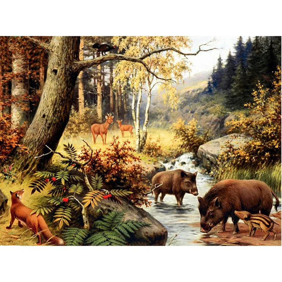 full 5D diamond embroidery forset animals diamond cross stitch crystal diamond pig decorative diy diamond painting wild boar
full 5D diamond embroidery forset animals diamond cross stitch crystal diamond pig decorative diy diamond painting wild boar