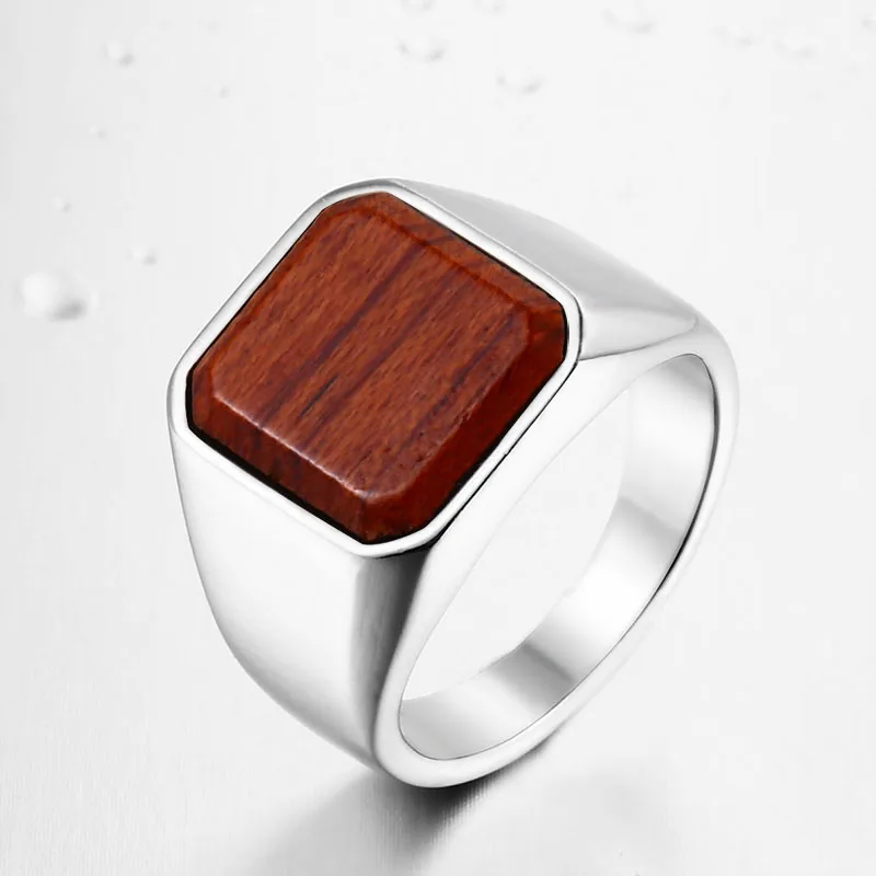 BEIER Cool Man's Red Wood Ring For Man Stainless Steel Men's Fashion High Polished Couple Wedding Bands JewelryBR8-588
BEIER Cool Man's Red Wood Ring For Man Stainless Steel Men's Fashion High Polished Couple Wedding Bands JewelryBR8-588