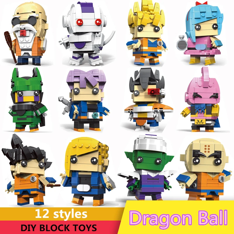 New Dragon Ball Z Super Heros Sets Legoinglys Bricks Heads Brickheadz Model Building Blocks Bricks Kids Toys for Children
New Dragon Ball Z Super Heros Sets Legoinglys Bricks Heads Brickheadz Model Building Blocks Bricks Kids Toys for Children