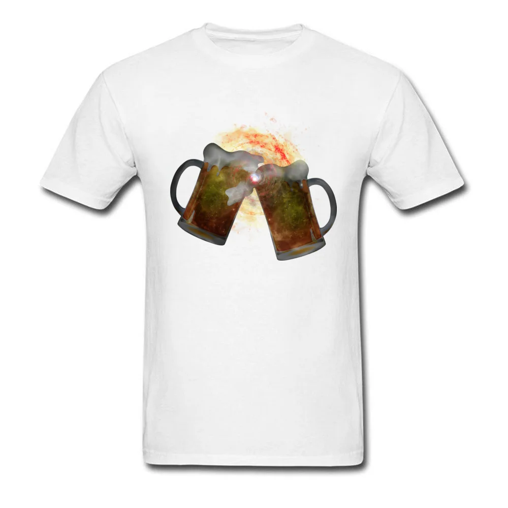Big Bang Beer T-shirts Short Sleeve Classic 2018 Hot Sale Men VALENTINE DAY Tops & Tees Classic Tops Tees O-Neck 100% Cotton Big Bang Beer white