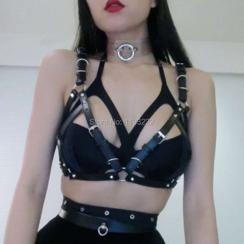 Sexy Handmade Genuine Leather Girls Harness Caged Top Chest Bra Belt Frame Sculpting 4 Colors
Sexy Handmade Genuine Leather Girls Harness Caged Top Chest Bra Belt Frame Sculpting 4 Colors