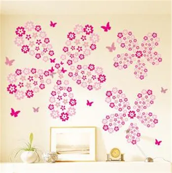 Classic Flower Butterfly Window Wall Stickers Home Decor Poster Flora Flower TV Wall Decoration Bedroom Wall Sticker
Classic Flower Butterfly Window Wall Stickers Home Decor Poster Flora Flower TV Wall Decoration Bedroom Wall Sticker