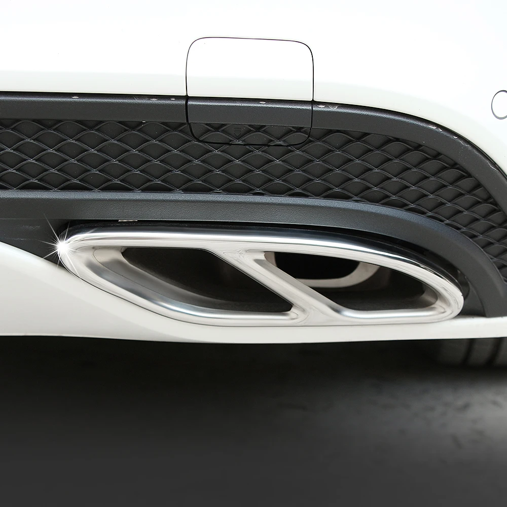 2PCS Silver Muffler Exhaust Pipe Tail Cover Trim For Mercedes Benz E-Class W213 W205 GLC C A Class A180 A200 W176 2015-2018 AMG
2PCS Silver Muffler Exhaust Pipe Tail Cover Trim For Mercedes Benz E-Class W213 W205 GLC C A Class A180 A200 W176 2015-2018 AMG