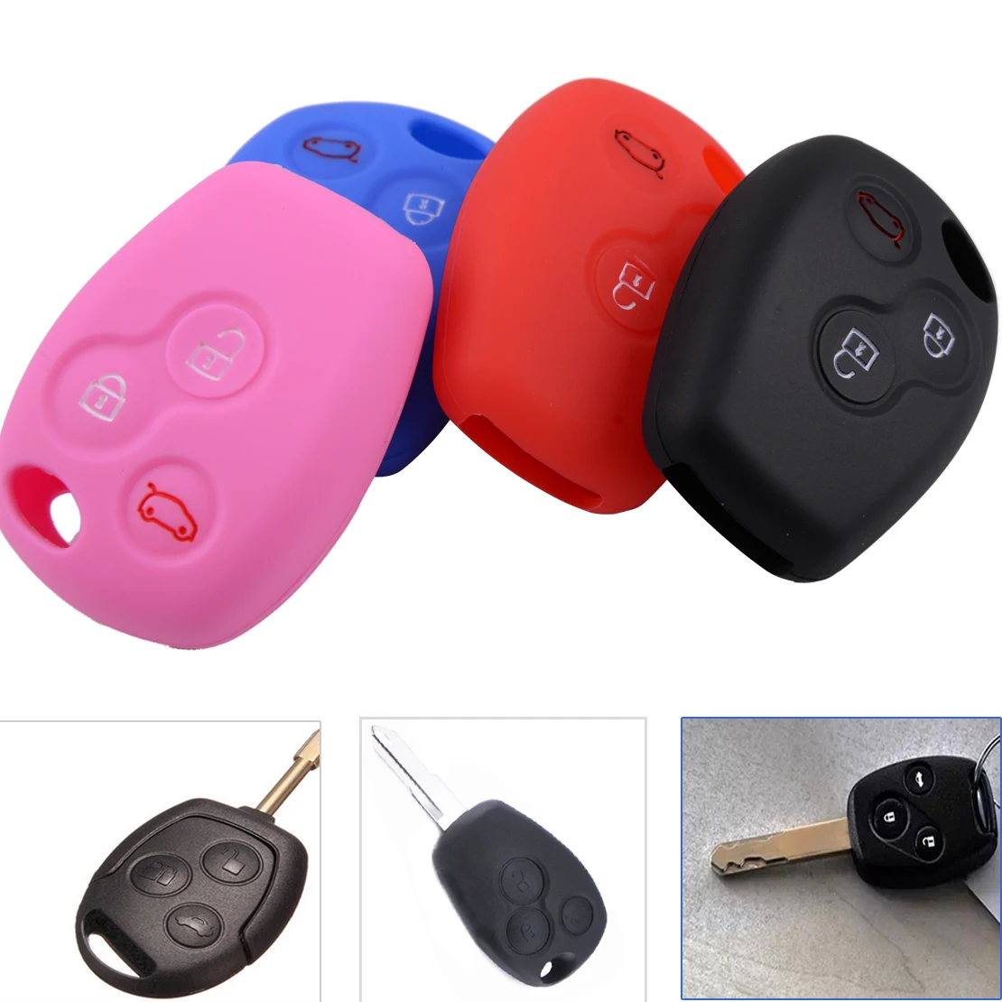 DWCX New Car Silicone 3 Button Remote Flip Key Case Fit for Renault Clio Kangoo Megane Modus Laguna Scenic Sandero Dacia Logan
DWCX New Car Silicone 3 Button Remote Flip Key Case Fit for Renault Clio Kangoo Megane Modus Laguna Scenic Sandero Dacia Logan