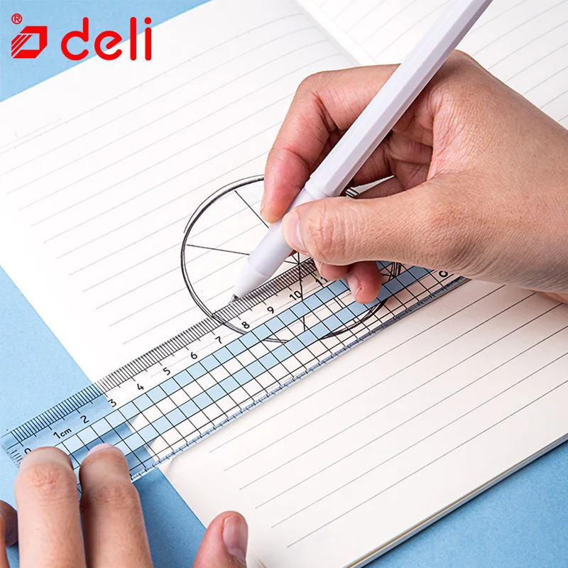 Deli 1pcs Soft Ruler Simple Student Stationery Flexible Ruler Linfini Series Measure Straight Ruler Office School Supplies
Deli 1pcs Soft Ruler Simple Student Stationery Flexible Ruler Linfini Series Measure Straight Ruler Office School Supplies