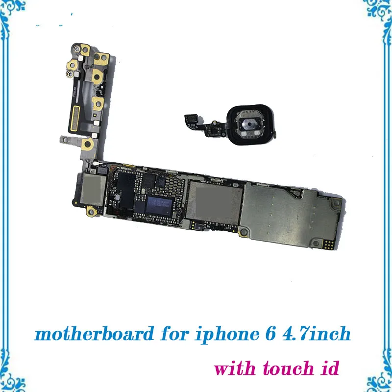 Unlocked 16gb Test Full function for iphone 6 motherboard 4.7inch with touch id mainboard with full chips Logic Board
Unlocked 16gb Test Full function for iphone 6 motherboard 4.7inch with touch id mainboard with full chips Logic Board