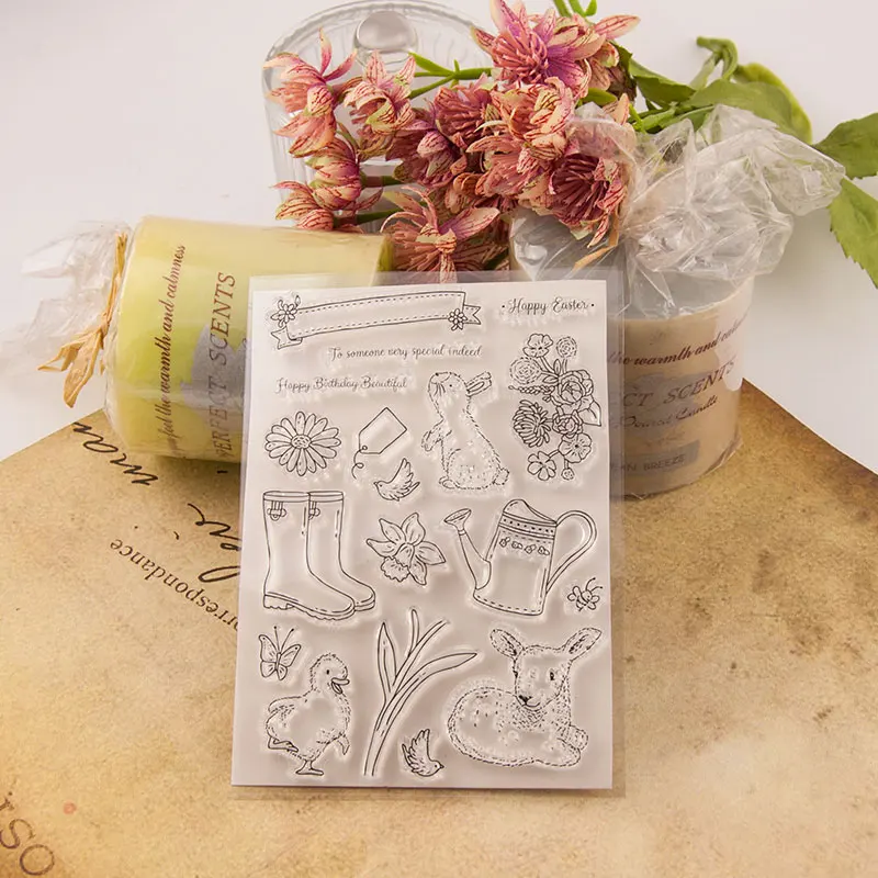 KLJUYP Garden animals Clear Stamps Scrapbook Paper Craft Clear stamp scrapbooking 05157
KLJUYP Garden animals Clear Stamps Scrapbook Paper Craft Clear stamp scrapbooking 05157