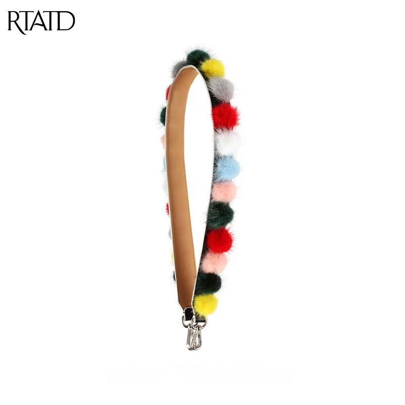 RTATD New 90CM Split Leather Handbag Straps Fur Ball Charm Bag Strap Women Bag Accessories B173
RTATD New 90CM Split Leather Handbag Straps Fur Ball Charm Bag Strap Women Bag Accessories B173