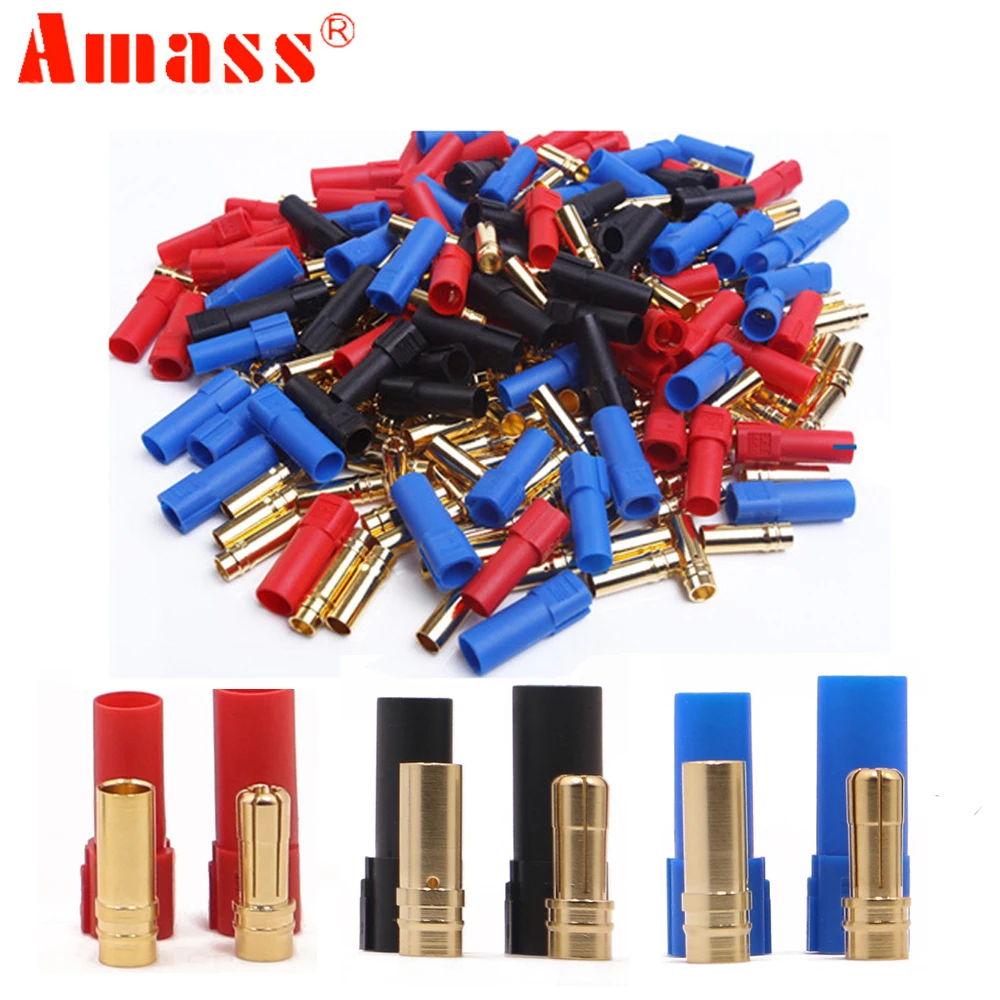 10pcs Amass XT150 6.0mm Banana Connector Max 120A Current Plug 5 pairs Adapter Male Female Plug for RC Lipo Battery
10pcs Amass XT150 6.0mm Banana Connector Max 120A Current Plug 5 pairs Adapter Male Female Plug for RC Lipo Battery