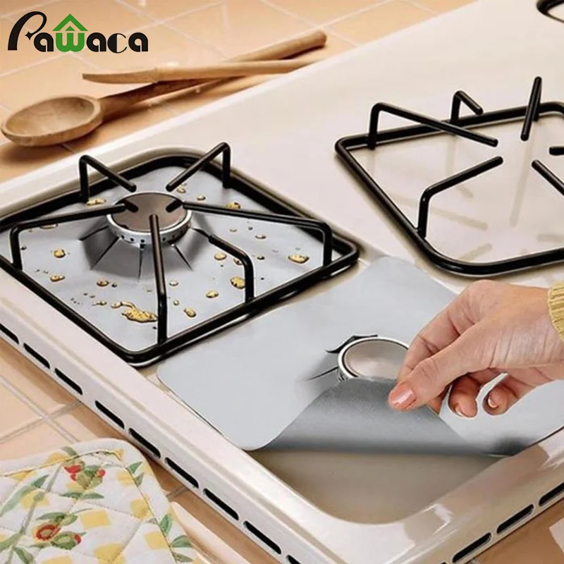 4Pcs/set Stove Burner Covers Reusable Stovetop Burner Protector Liner Mat Pad Non-Stick Cuttable Protectors for Gas Range Stove
4Pcs/set Stove Burner Covers Reusable Stovetop Burner Protector Liner Mat Pad Non-Stick Cuttable Protectors for Gas Range Stove