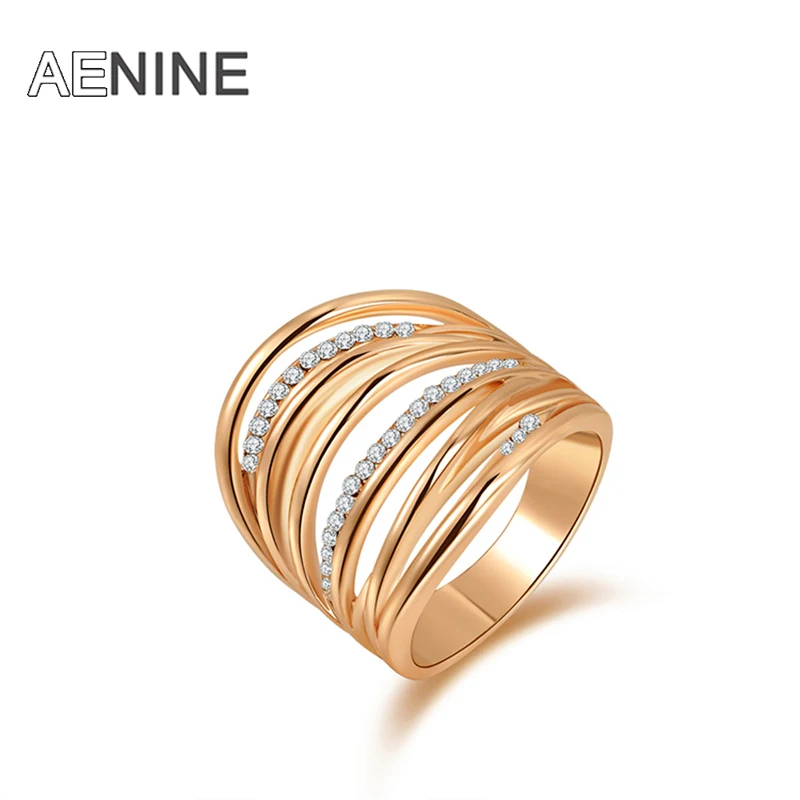 AENINE Brand Rose Gold Color Wedding Ring Pave Setting Austrian Crystal Environmental Micro-Inserted Jewelry Anillos R150260276R
AENINE Brand Rose Gold Color Wedding Ring Pave Setting Austrian Crystal Environmental Micro-Inserted Jewelry Anillos R150260276R