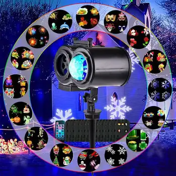 16 Slides LED Projector Light Double Tube Water Wave Pattern Waterproof Remote Control Light Projector Laser Landscape Lights
16 Slides LED Projector Light Double Tube Water Wave Pattern Waterproof Remote Control Light Projector Laser Landscape Lights