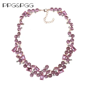 PPG&PGG 2018 New Design Pink Rhinestone Fashion Women Bijoux Crystal Choker Statement Necklaces Lady Party Jewelry
PPG&PGG 2018 New Design Pink Rhinestone Fashion Women Bijoux Crystal Choker Statement Necklaces Lady Party Jewelry
