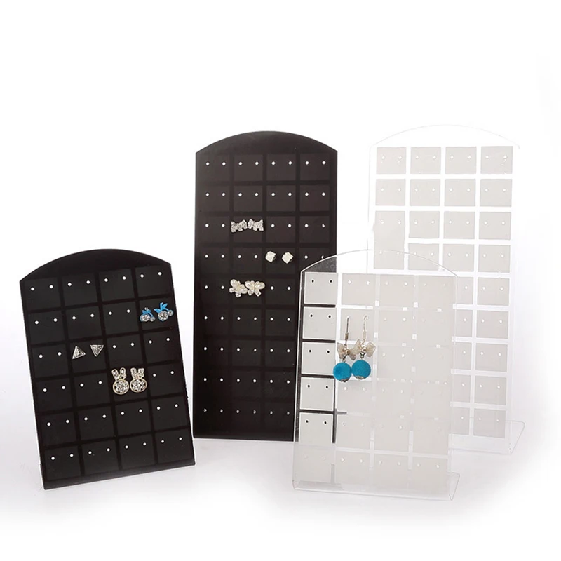 48/72 Pairs Earrings Holder Jewelry Showcase Stand Display Plastic Rack Convenient Charming Women Earrings Organizer Holder
48/72 Pairs Earrings Holder Jewelry Showcase Stand Display Plastic Rack Convenient Charming Women Earrings Organizer Holder