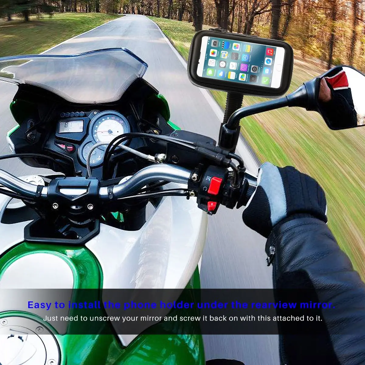 Motorcycle Phone Holder Bag Cover Case Waterproof Touch Screen Operation Smoothly 360 Degrees Rotate Phone Holder Bag Clip Case
Motorcycle Phone Holder Bag Cover Case Waterproof Touch Screen Operation Smoothly 360 Degrees Rotate Phone Holder Bag Clip Case