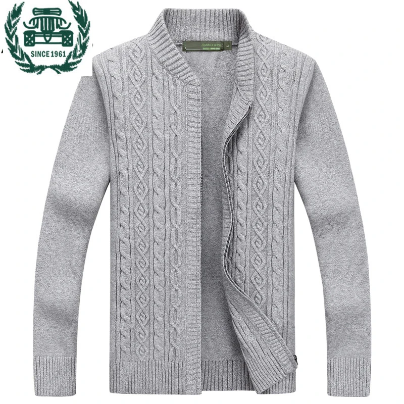 ZHAN DI JI PU Brand Solid Color Mens Sweatercoat Zipper Style Stand Collar Autumn Sweaters 89
ZHAN DI JI PU Brand Solid Color Mens Sweatercoat Zipper Style Stand Collar Autumn Sweaters 89