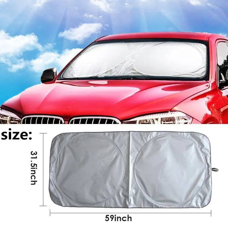 Vehemo 150*80 Car SunShade Auto Sun Visor SunShade Windshield for Solar Protection Large Foldable Vehicle for Truck
Vehemo 150*80 Car SunShade Auto Sun Visor SunShade Windshield for Solar Protection Large Foldable Vehicle for Truck