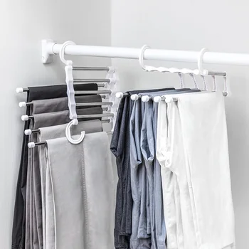 5 Tier Portable Multi-function Stainless Steel Clothes Hanger Pants Racks Trousers Hanger Clothes Storage Drying Hanger
5 Tier Portable Multi-function Stainless Steel Clothes Hanger Pants Racks Trousers Hanger Clothes Storage Drying Hanger