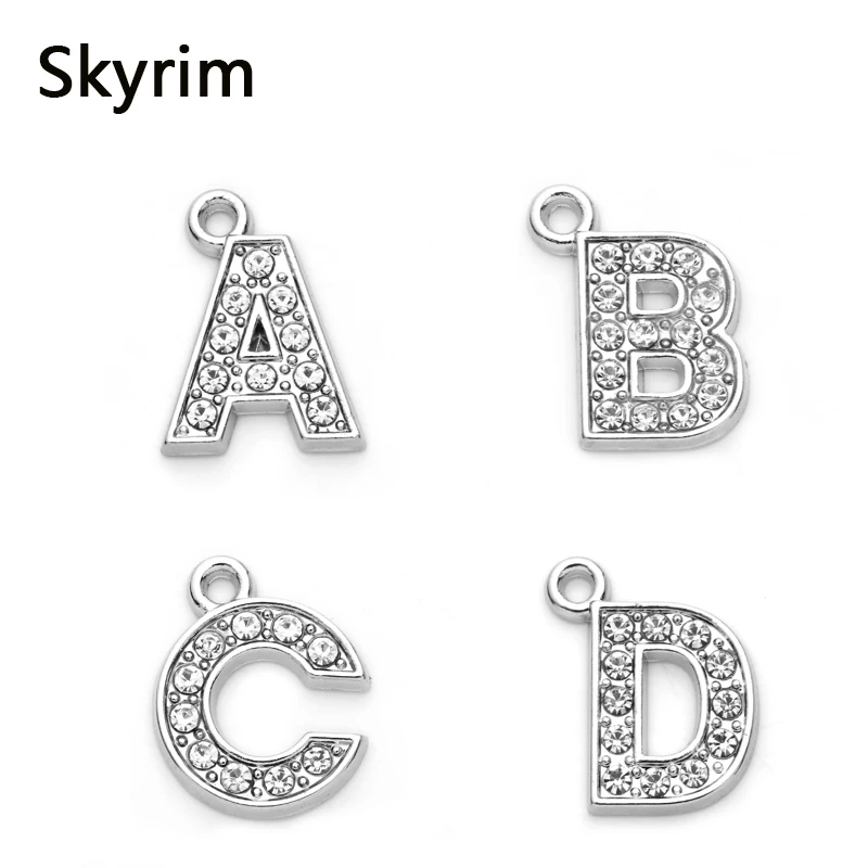 Skyrim Clean Crystal Charm Necklace&Bracelets Accessories A/B/C/D Rhinestone Letter Floating Pendants DIY Jewelry Making 5pcs
Skyrim Clean Crystal Charm Necklace&Bracelets Accessories A/B/C/D Rhinestone Letter Floating Pendants DIY Jewelry Making 5pcs