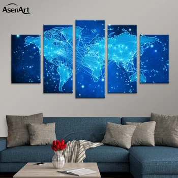 Animation Wall Art The Galaxy World Map Print Canvas Split Paintings 5 Panel Poster Picture For Living Room Home Decorative
Animation Wall Art The Galaxy World Map Print Canvas Split Paintings 5 Panel Poster Picture For Living Room Home Decorative