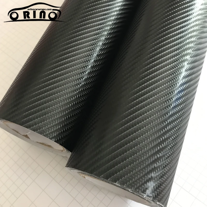 6D Black Carbon Vinyl Film Sticker-5