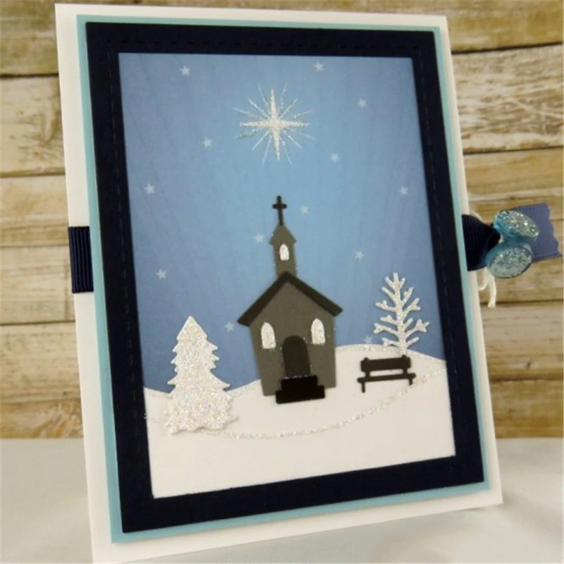 Eastshape Church Dies Scrapbooking Metal Cutting Dies House Building Die Cut Card Making Craft Dies Embossing Album
Eastshape Church Dies Scrapbooking Metal Cutting Dies House Building Die Cut Card Making Craft Dies Embossing Album