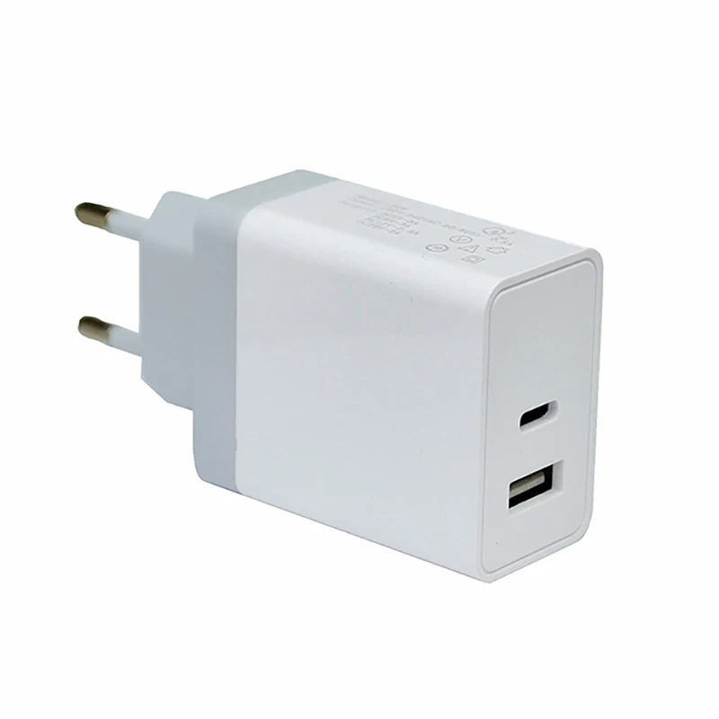 

30W USB PD Charger Fast Charger Type C Power 2 Ports Travel Wall Quick Tablet Chargers for iPAD CellPhone for Macbook New 12