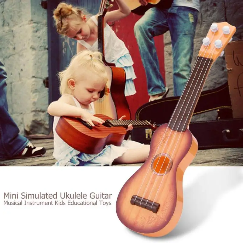 Mini Simulated Ukulele Guitar Musical Instrument Kids Education Toy For Music Education Development Kids Gift
Mini Simulated Ukulele Guitar Musical Instrument Kids Education Toy For Music Education Development Kids Gift