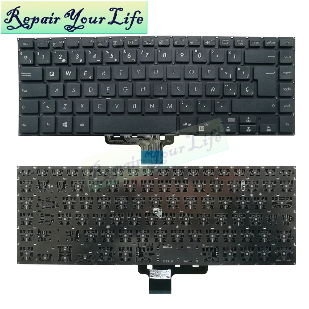 Repair You Life X510UA SP Spanish Laptop keyboard for ASUS VivoBook 15 X510UA X510UQ F510UA S510 X510 Spain keyboard New
Repair You Life X510UA SP Spanish Laptop keyboard for ASUS VivoBook 15 X510UA X510UQ F510UA S510 X510 Spain keyboard New