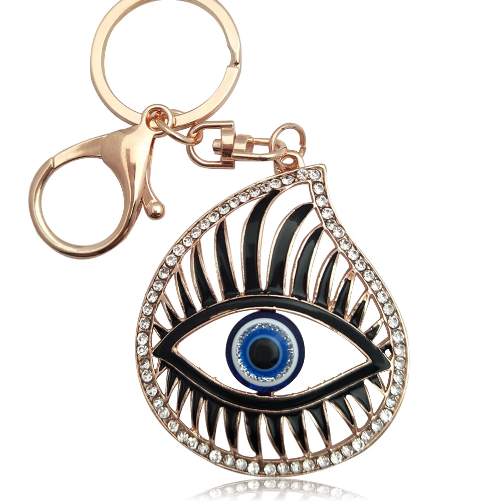 5.5*5cm Hollow Crystal Tear Drop Keychain Women Evil Eye Key Chains Keys Cover Charm Handbag Pendants Ethnic Car Keyring
5.5*5cm Hollow Crystal Tear Drop Keychain Women Evil Eye Key Chains Keys Cover Charm Handbag Pendants Ethnic Car Keyring