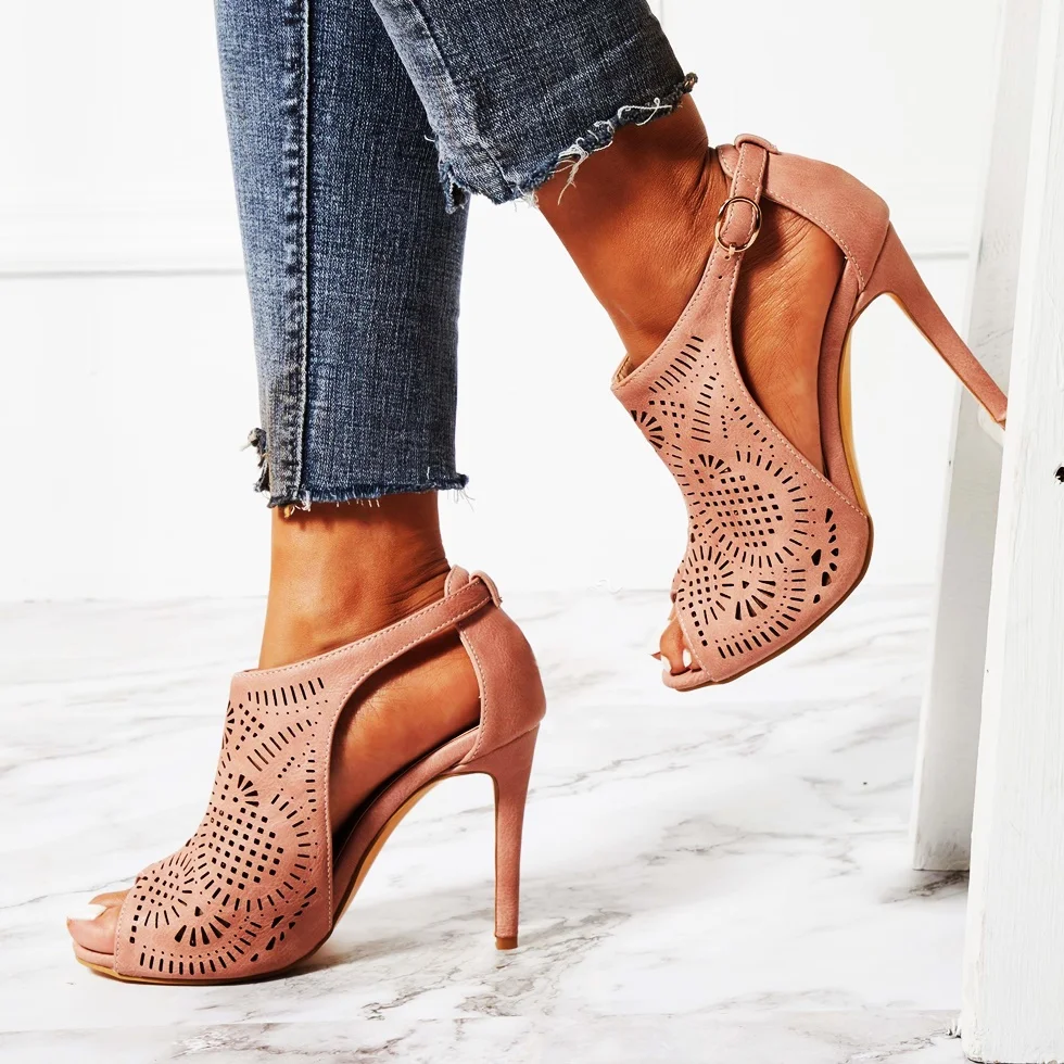 Hollow Ankle Bootie Gladiator High Heel Top Vamp Summer Female+Shoes Cut Out Peep Toe Cover Heel Short Boots Customized
Hollow Ankle Bootie Gladiator High Heel Top Vamp Summer Female+Shoes Cut Out Peep Toe Cover Heel Short Boots Customized