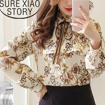 2019 Women Tops Blouses Chiffon Blouse Korean Fashion Clothing White Blouse Harajuku Bow Full Ruffled Floral Ladies Tops 2822 50
2019 Women Tops Blouses Chiffon Blouse Korean Fashion Clothing White Blouse Harajuku Bow Full Ruffled Floral Ladies Tops 2822 50