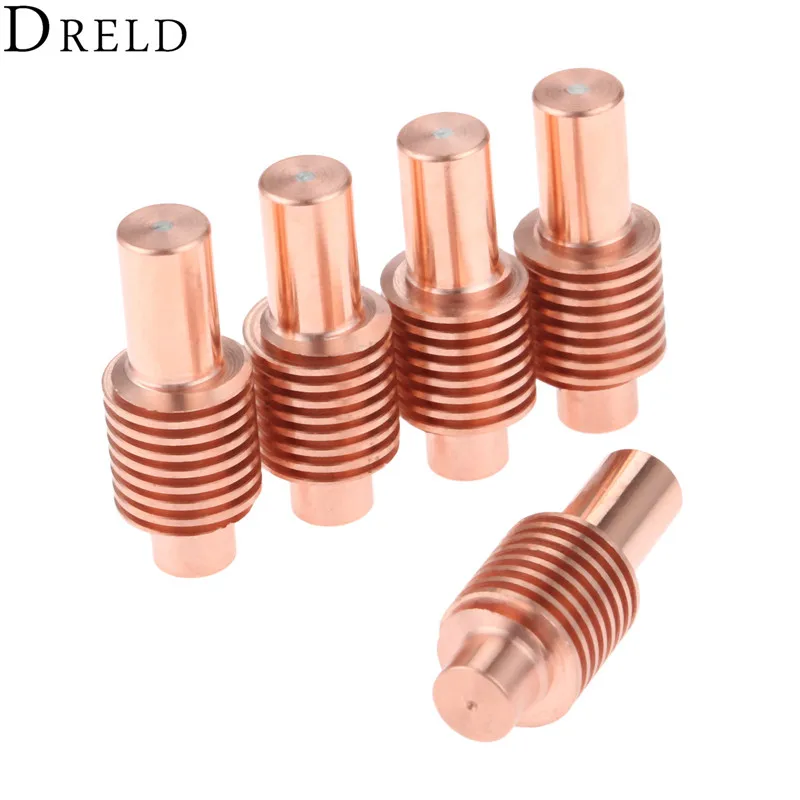 DRELD 5Pcs Plasma Electrodes 120573 40A-55A for 600/800/900 Plasma Cutting Torch Consumables Standard/Shielded/Gouging Processes
DRELD 5Pcs Plasma Electrodes 120573 40A-55A for 600/800/900 Plasma Cutting Torch Consumables Standard/Shielded/Gouging Processes