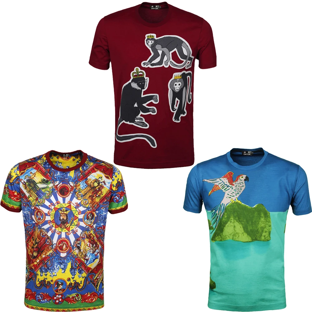 Men Embroidery Prints T Shirt Men Slim Fit Fashion 100% Cotton Crew Neck Short Sleeve Tshirt Summer New Plus Size Tops
Men Embroidery Prints T Shirt Men Slim Fit Fashion 100% Cotton Crew Neck Short Sleeve Tshirt Summer New Plus Size Tops