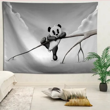New arrival custom panda printing tapestry More Size home living room bedroom decorative wall blanket
New arrival custom panda printing tapestry More Size home living room bedroom decorative wall blanket