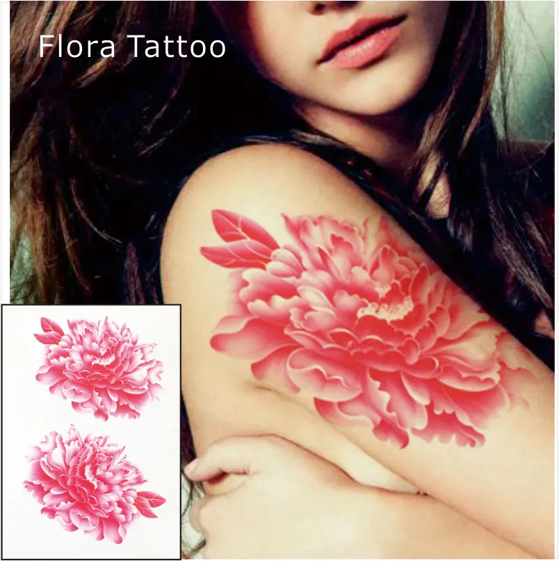 FT09 Pink Chinese Peony Flower Temporary Body Tattoo ChrysanthemumTattoos can be used for Shoulder,thigh, or Back Body docor
FT09 Pink Chinese Peony Flower Temporary Body Tattoo ChrysanthemumTattoos can be used for Shoulder,thigh, or Back Body docor