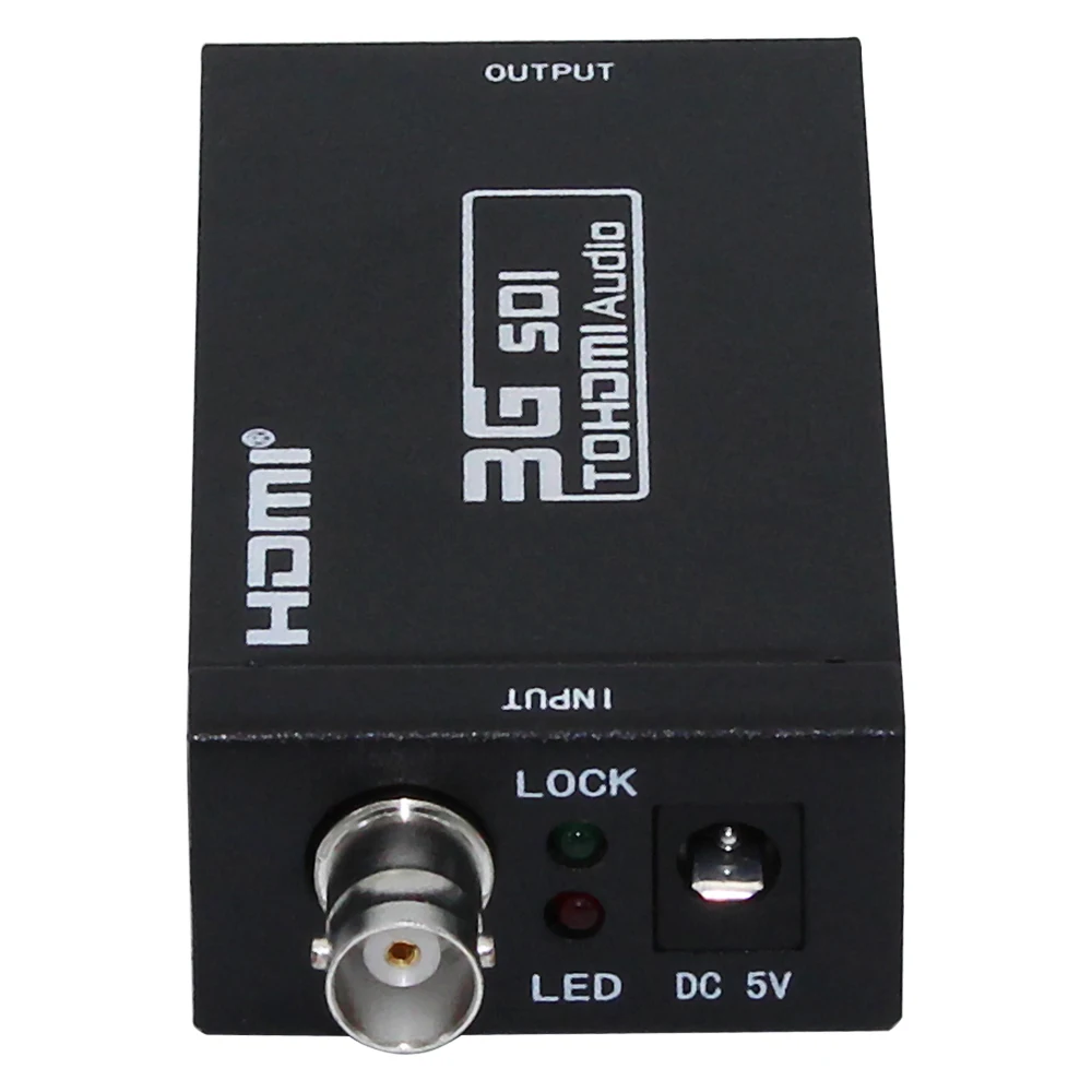 Retail Mini HD 3G SDI to HDMI Converter Adapter Support SD / HD-SDI / 3G-SDI Signals Showing on HDMI Display Free Shipping
Retail Mini HD 3G SDI to HDMI Converter Adapter Support SD / HD-SDI / 3G-SDI Signals Showing on HDMI Display Free Shipping