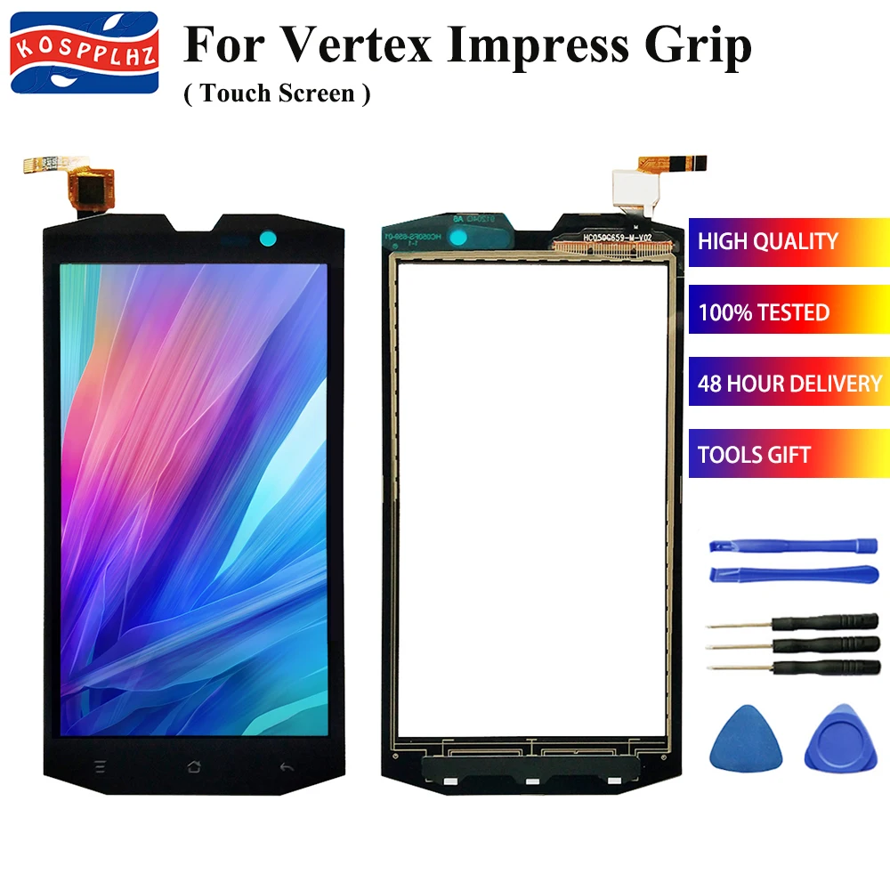 KOSPPLHZ 5.0'' Mobile Phone Touch Screen Touch Panel For Vertex Impress Grip Touch Screen Glass Digitizer Panel Sensor + tools
KOSPPLHZ 5.0'' Mobile Phone Touch Screen Touch Panel For Vertex Impress Grip Touch Screen Glass Digitizer Panel Sensor + tools