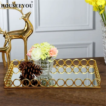 European Modern Gold Plating Rectangle Storage Box Bin Serving Tray with Mirror Plate Home Office Organizer Basket Wedding Gifts
European Modern Gold Plating Rectangle Storage Box Bin Serving Tray with Mirror Plate Home Office Organizer Basket Wedding Gifts