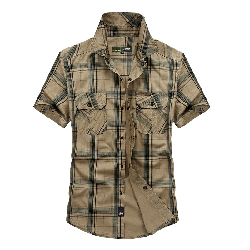 Shirt men 2016 high quality Summer casual plaid shirt cotton chemise homme brand mens clothing military shirts M-5XL
Shirt men 2016 high quality Summer casual plaid shirt cotton chemise homme brand mens clothing military shirts M-5XL