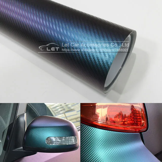 10/20/30/50/x152CM/Lot Premium Blue purple bronze 3D Carbon Fiber Vinyl Wrap
10/20/30/50/x152CM/Lot Premium Blue purple bronze 3D Carbon Fiber Vinyl Wrap