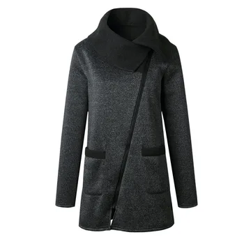 2017 Women Slant Zipper Turn Down Collar Jacket Autumn Winter Clothes Warm Coat Casual Clothing Overcoat Tops Female Sweatshirts
2017 Women Slant Zipper Turn Down Collar Jacket Autumn Winter Clothes Warm Coat Casual Clothing Overcoat Tops Female Sweatshirts