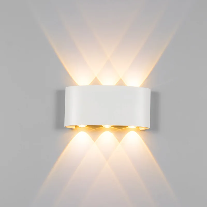 Grosshandel Kleines Gefuhrtes Licht Beleuchten Dekordekorlandhausdekorationsschwarze Weisse Wandleuchter Herauf Unten Lampenmondlicht Von Geylight 45 Auf De Dhgate Com Dhgate