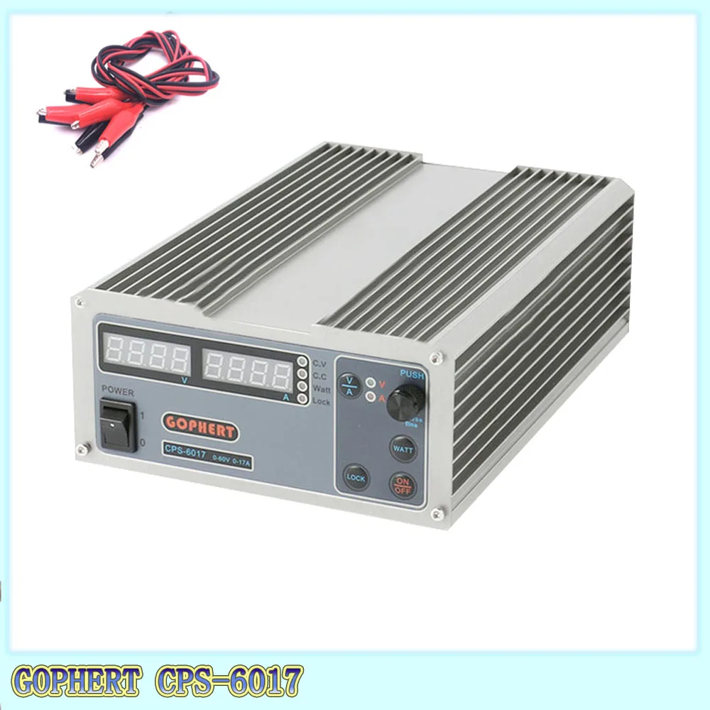 The CPS-6017 version 1000 W has been updated. 0 - 60 V / 0 - 17 A, high power digital variable DC power supply CPS 6017 220 V.
The CPS-6017 version 1000 W has been updated. 0 - 60 V / 0 - 17 A, high power digital variable DC power supply CPS 6017 220 V.