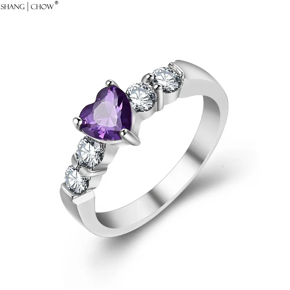 2018 Romantic Love heart Jewelry Purple Quartz Stone 925 Sterling Silver Ring for women Weekend Party Lover Gift R1311
2018 Romantic Love heart Jewelry Purple Quartz Stone 925 Sterling Silver Ring for women Weekend Party Lover Gift R1311