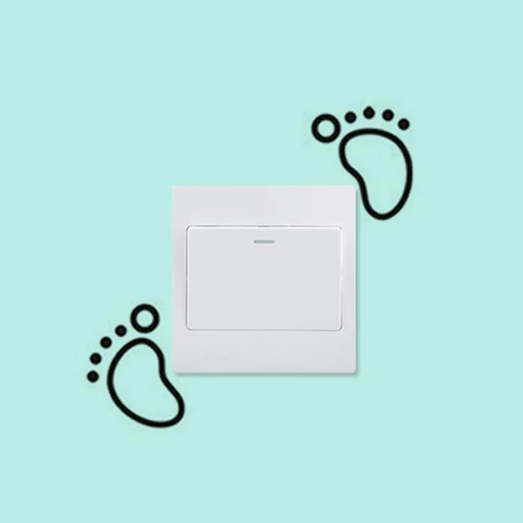 Cute Little Feet Switch Stickers Baby Feet Home Decoration PVC Wall Window Sticker
Cute Little Feet Switch Stickers Baby Feet Home Decoration PVC Wall Window Sticker