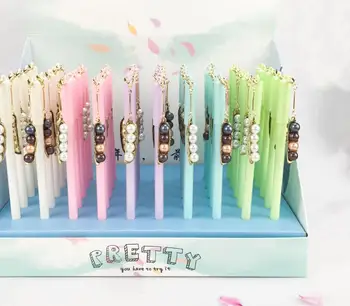 cute color Pearl peas Pendant gel ink Pen Kawaii black needle Pen student Writting pen office school staitonery item 30pc/lot
cute color Pearl peas Pendant gel ink Pen Kawaii black needle Pen student Writting pen office school staitonery item 30pc/lot