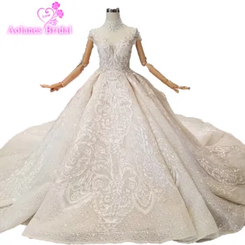 Luxurious Collection 2019 New Bridals Vestidos De Casamento Bridal Gowns Lace Appliqued Ball Gown Lace Up Back Wedding Dresses
Luxurious Collection 2019 New Bridals Vestidos De Casamento Bridal Gowns Lace Appliqued Ball Gown Lace Up Back Wedding Dresses