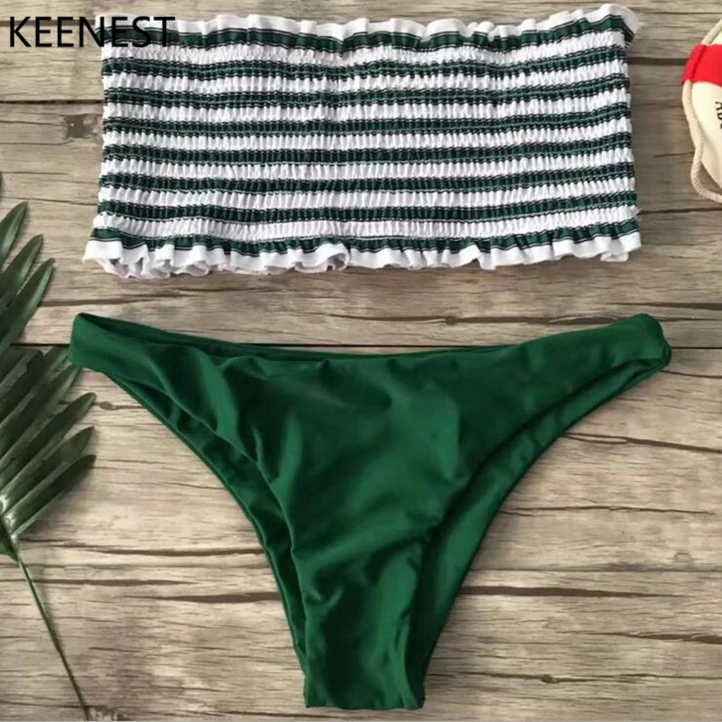 KEENEST Sexy 2019 Brazilian Bikinis Women Swimsuit Bandeau Bikinis Wrap Style Striped Bikini Set Bathing Suits
KEENEST Sexy 2019 Brazilian Bikinis Women Swimsuit Bandeau Bikinis Wrap Style Striped Bikini Set Bathing Suits